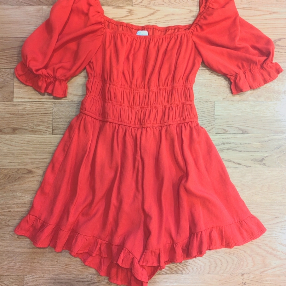 Francescas Red Romper- Size Small